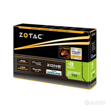 Scheda video gt 730 4 gb Zotac GeForce® GT730 4GB