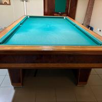 Biliardo Urss buche strette campo gioco mt 2.70