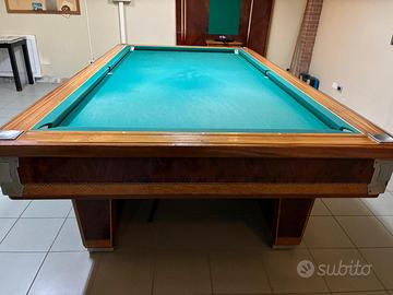 Biliardo Urss buche strette campo gioco mt 2.70