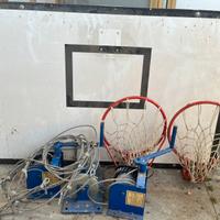 Impianto basket sollevabile