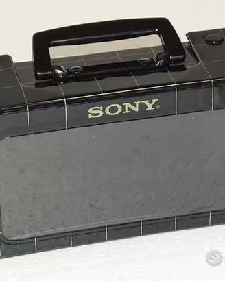 Rara valigetta porta musicassette Sony vintage