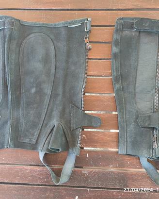 Ghette per equitazione, col.nero, tg. M, 33 cm