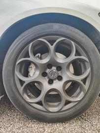 cerchi in lega alfa Giulia 17 + gomme 