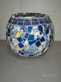 Vaso artigianale mosaico - NUOVO
