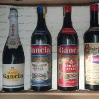 Bottiglie Gancia vintage da collezione