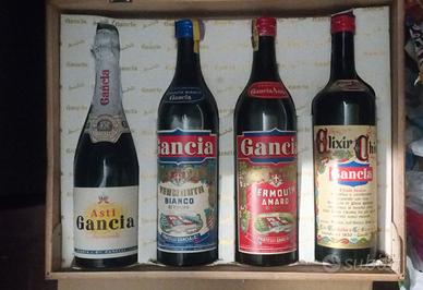 Bottiglie Gancia vintage da collezione