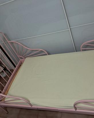 Lettino da bambina allungabile