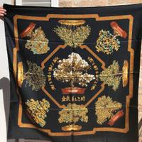 Splendido foulard Hermes Bonsai