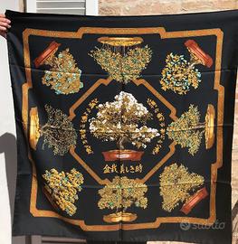 Splendido foulard Hermes Bonsai