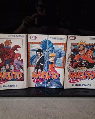 Lotto 3 Manga Naruto - Numeri 1,4,39