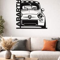 Wall art fiat 600 abarth
