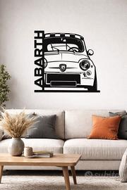 Wall art fiat 600 abarth