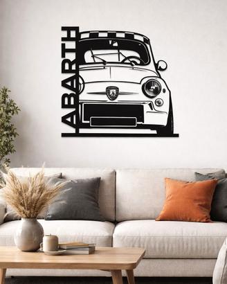 Wall art fiat 600 abarth