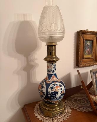 Lume in porcellana Imari
