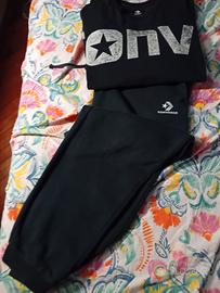 tuta sportiva converse nera 2xl 