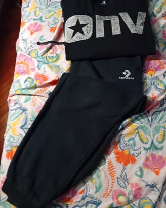 tuta sportiva converse nera 2xl 