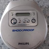 Lettore CD Philips digitale shock proof a pile