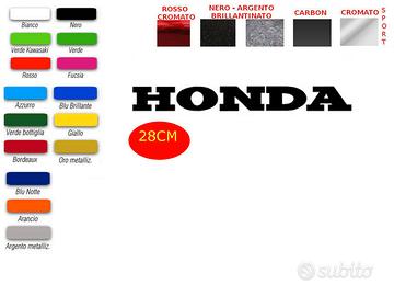 adesivi compatibili scritta honda (coppia)