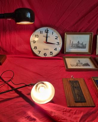 vario materiale vintage - lampade, orologio breil 