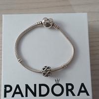 Bracciale originale Pandora condi charm infinito 