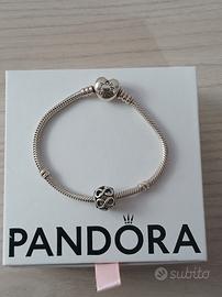 Bracciale originale Pandora condi charm infinito 