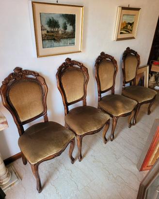 Prestigioso Tavolo "Artigianato Veneto" con sedie