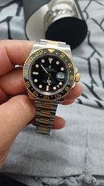 rolex gmt acciaio  oro 