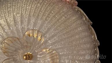 Plafoniera in vetro di Murano