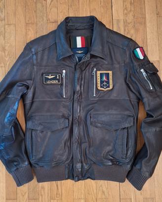 Pilot giubbotto in pelle aeronautica militare