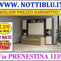 Letto a Scomparsa 2 piazze_12 rate €270 TASSO ZERO