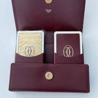 Porta carte da gioco Cartier in pelle