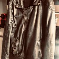 Chiodo in pelle taglia M