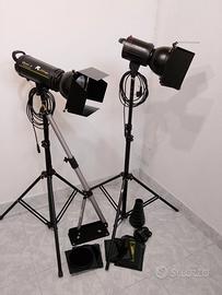 Kit flash  monotorcia da studio