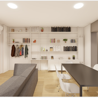 Libreria moderna in metallo