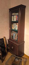 Vetrinetta in legno porta libri