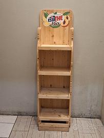 ESPOSITORE LEGNO A 4 RIPIANI ESTATHE' BIO