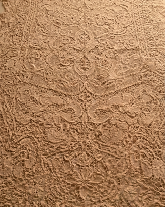 Copriletto / Tovaglia antica in pizzo a fuselli –