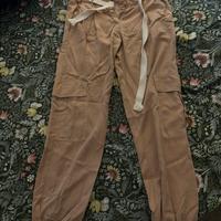 Pantaloni cargo ragazza morbidi