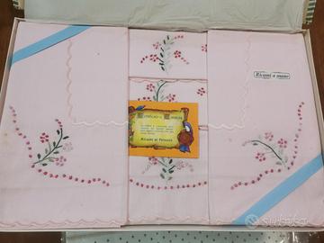 lenzuola matrimoniali vintage 