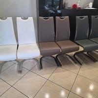 Set di 6 Sedie Moderne in Ecopelle 3 colori