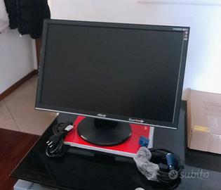 n.2MonitorPc-Wide ASUS22"-GNR19" Lcd-Tft Vesa+Cavi