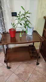Carrello inglese in noce
