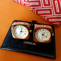 Gemelli da camicia con orologio