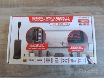 Decoder per digitale terrestre X Dome  HD DVB T2 