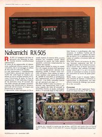 Nakamichi RX-505E (Europe) Deck a cassette TOP