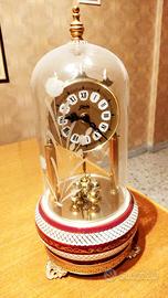 OROLOGIO A TORSIONE DORATO CAMPANA DI VETRO