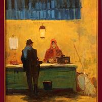 Renato Natali dipinto ad olio anni 40' autentico