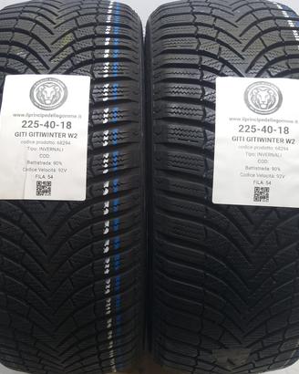 2 GOMME 225 40 18 GITI A68294