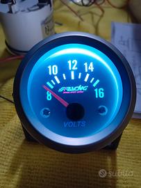 tuning auto voltmetro orologio  cruscotto 12 volt