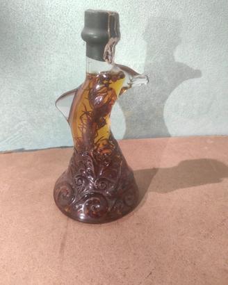 Bottiglia Delfino Olio Piccante Per Collezione Rar